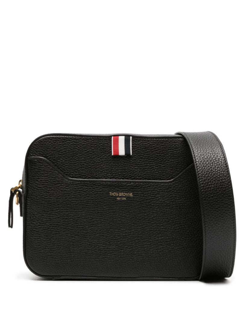 Black Rwb Leather Shoulder Bag