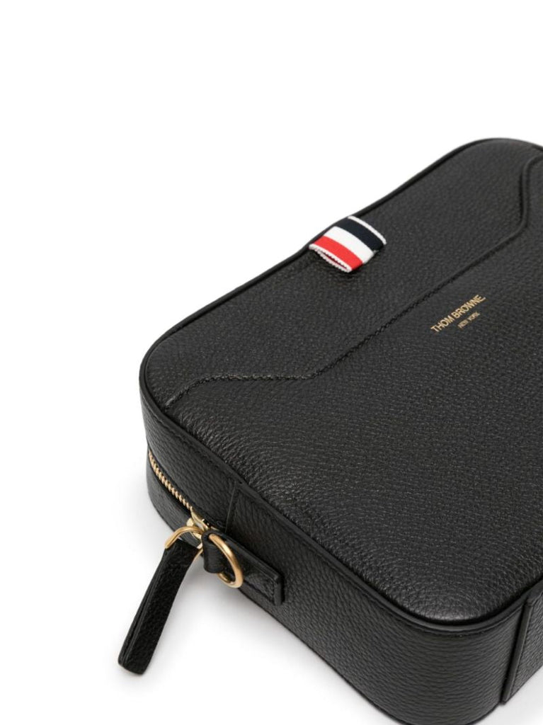 Black Rwb Leather Shoulder Bag