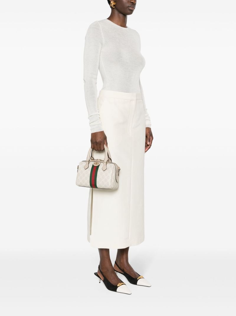 Neutral Ophidia Gg Mini Tote Bag