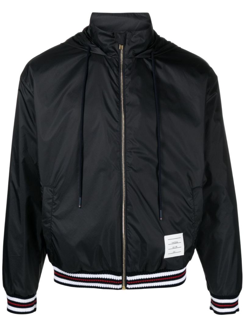 Blue Rwb Bomber Jacket