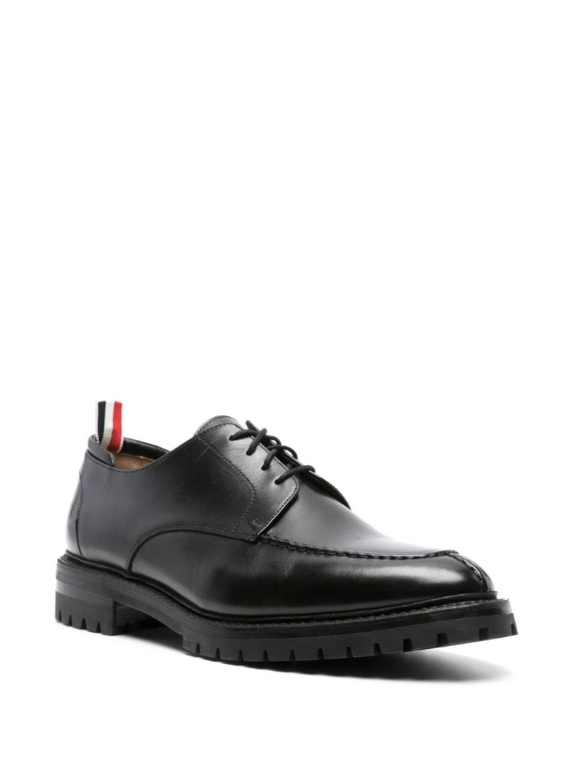 Black Leather Oxford Shoes