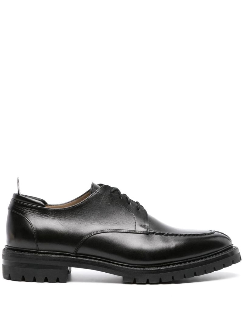 Black Leather Oxford Shoes