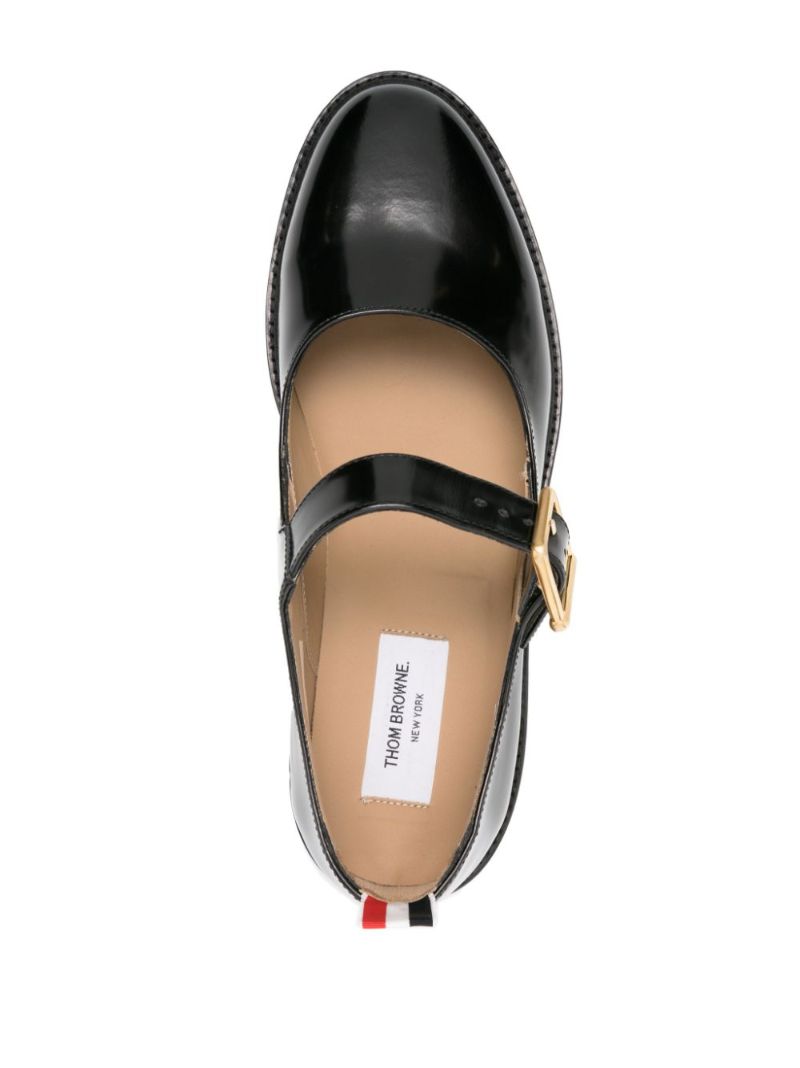 Black Buckled Loafers