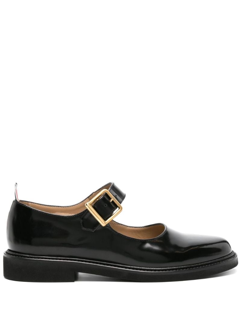 Black Buckled Loafers