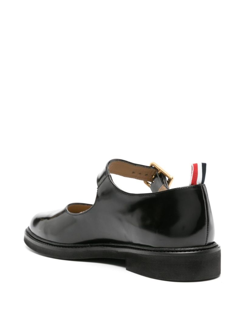 Black Buckled Loafers