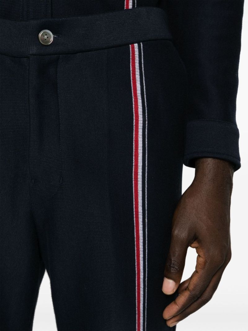 Blue Rwb Stripe Cotton Shorts