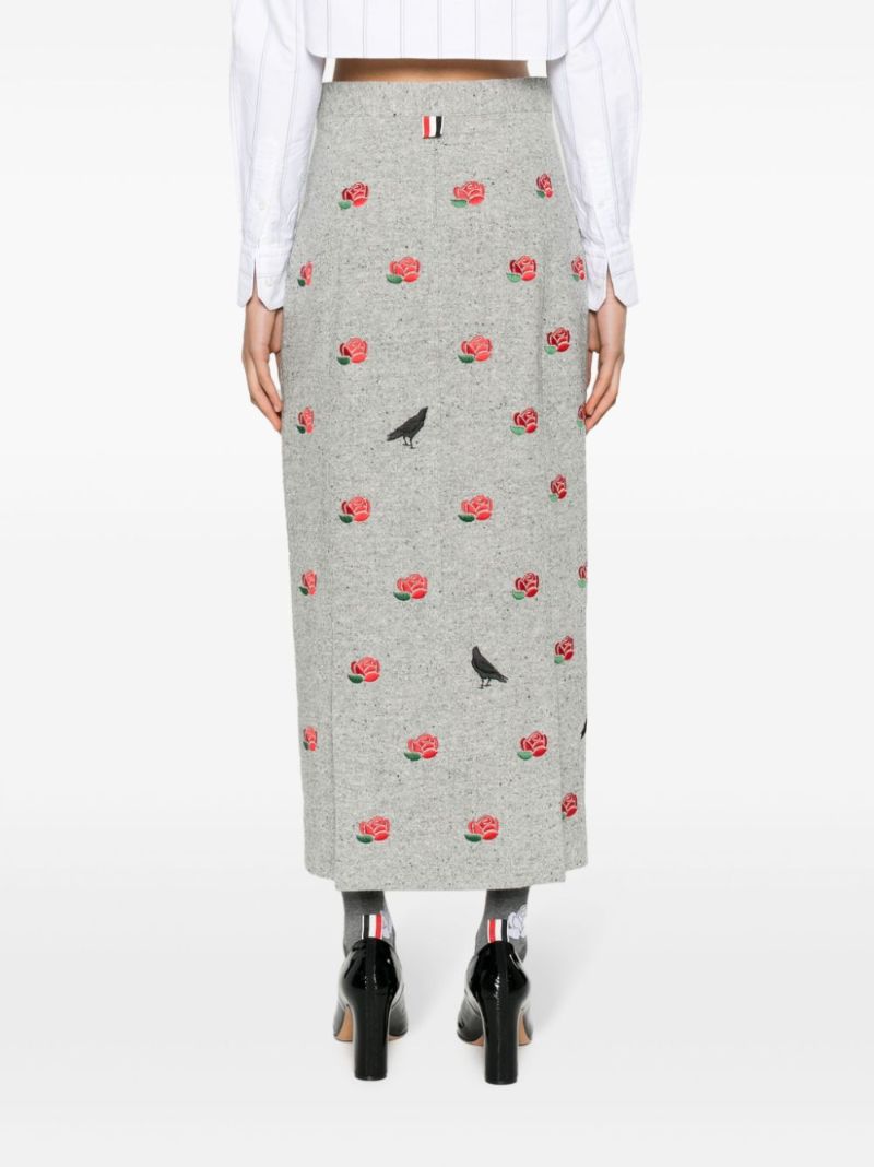 Rose and Raven Pencil Skirt