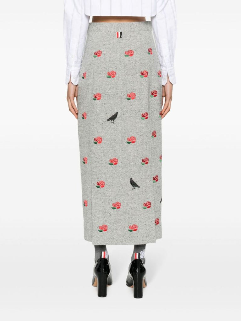 Rose and Raven Pencil Skirt
