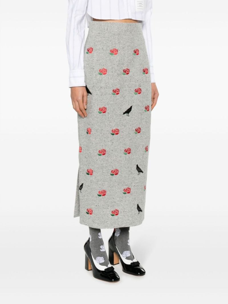 Rose and Raven Pencil Skirt