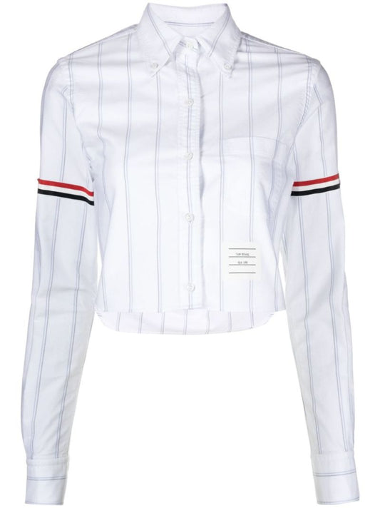 White Striped Shirt