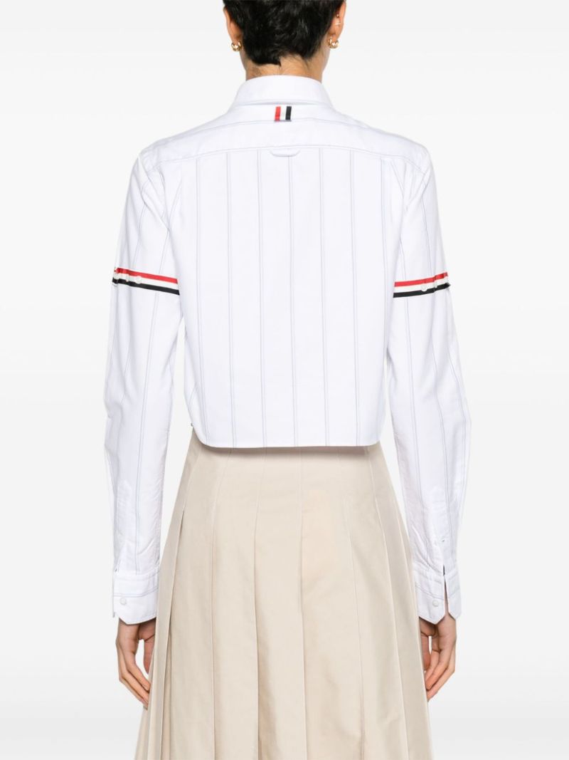 White Striped Shirt