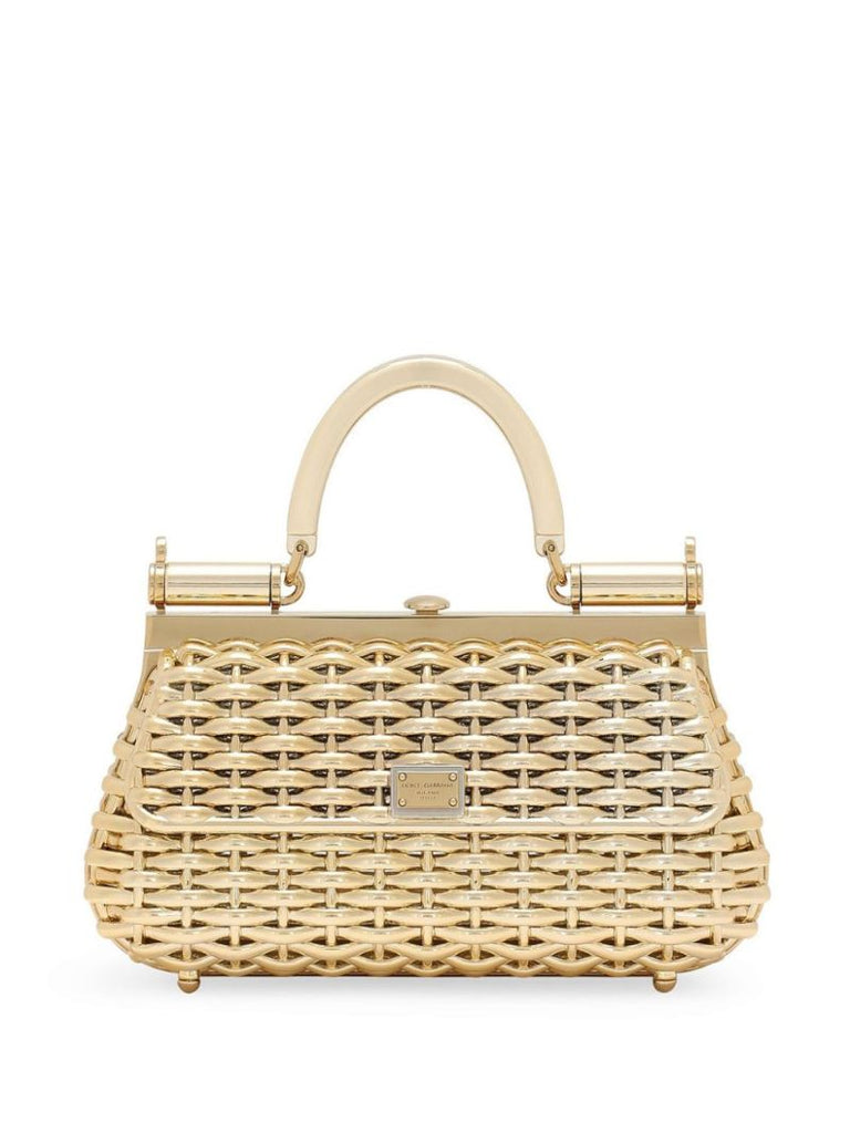 Gold-tone Sicily Box Handbag