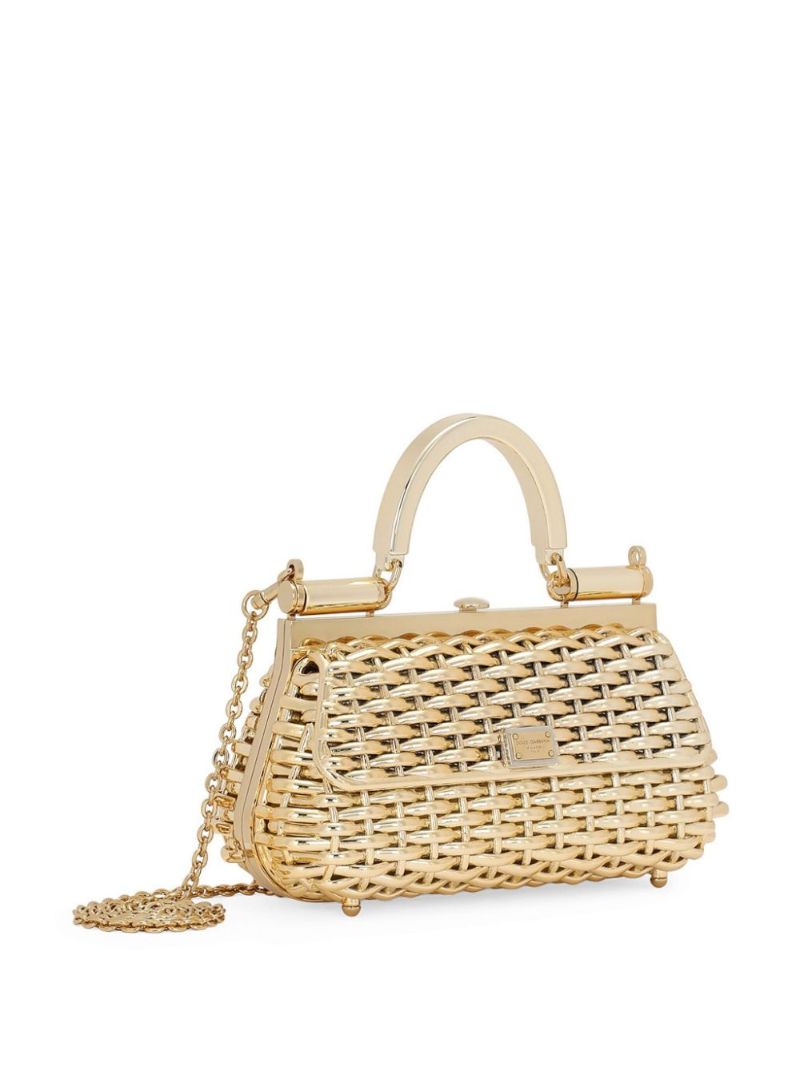 Gold-tone Sicily Box Handbag