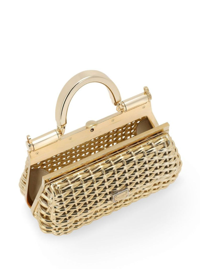 Gold-tone Sicily Box Handbag