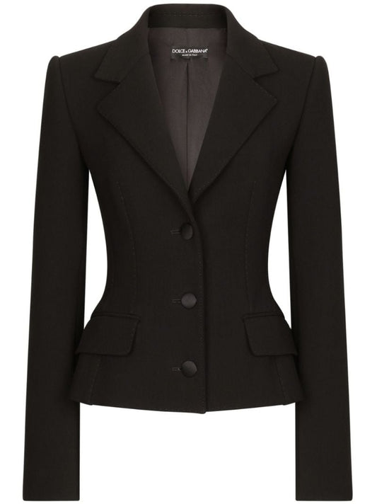 Black Single-breasted Blazer