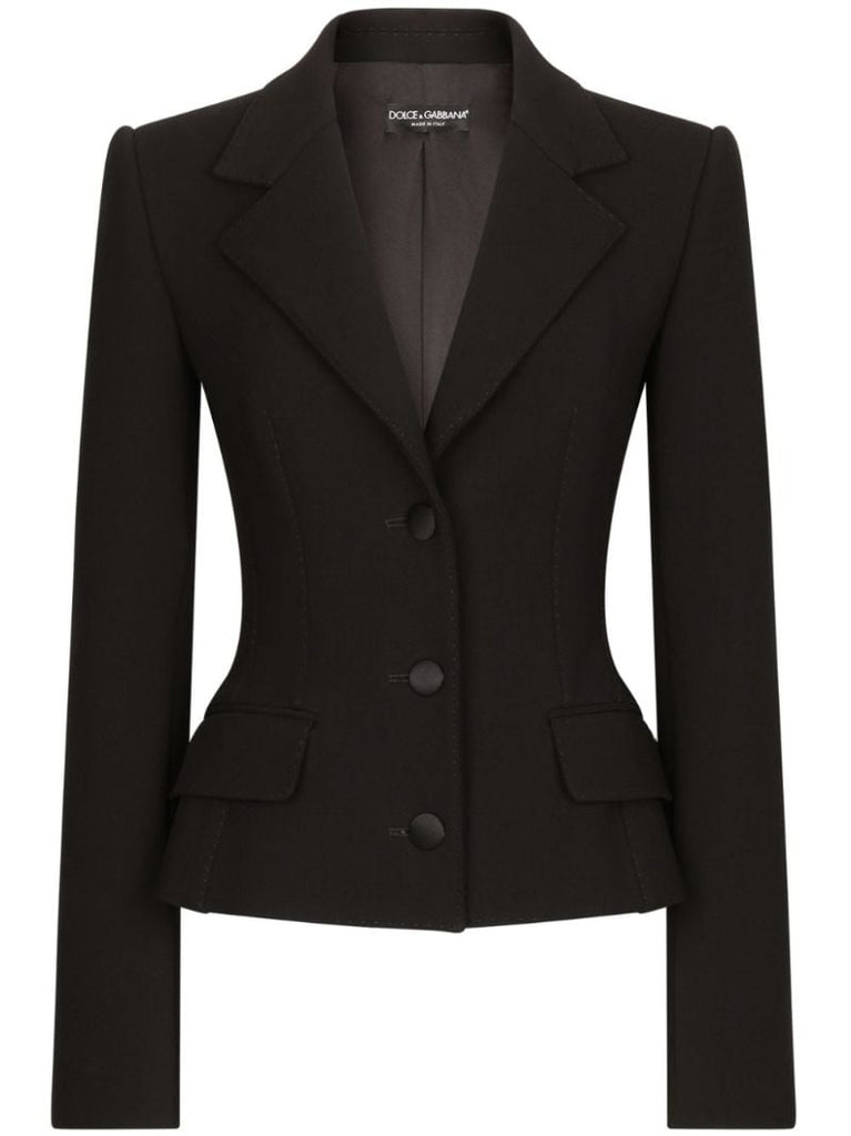 Black Single-breasted Blazer