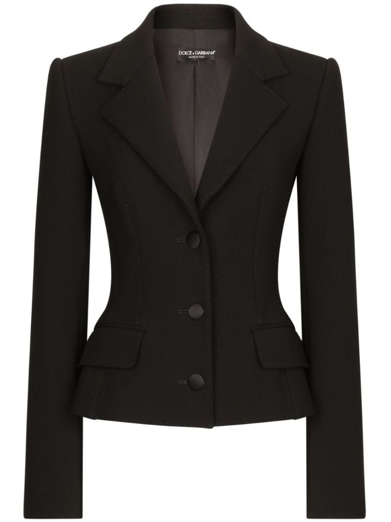 Black Single-breasted Blazer