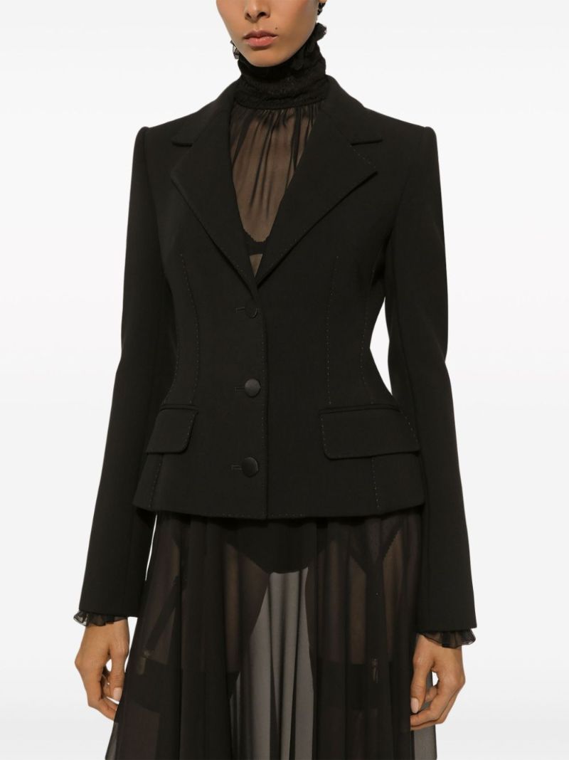 Black Single-breasted Blazer