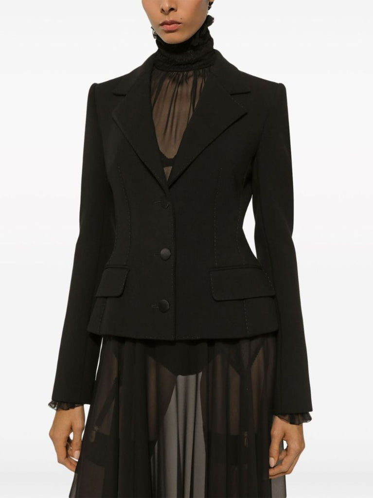 Black Single-breasted Blazer