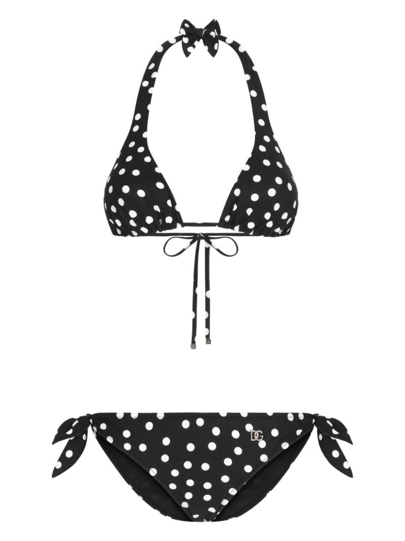 Polka Dot Triangle Bikini