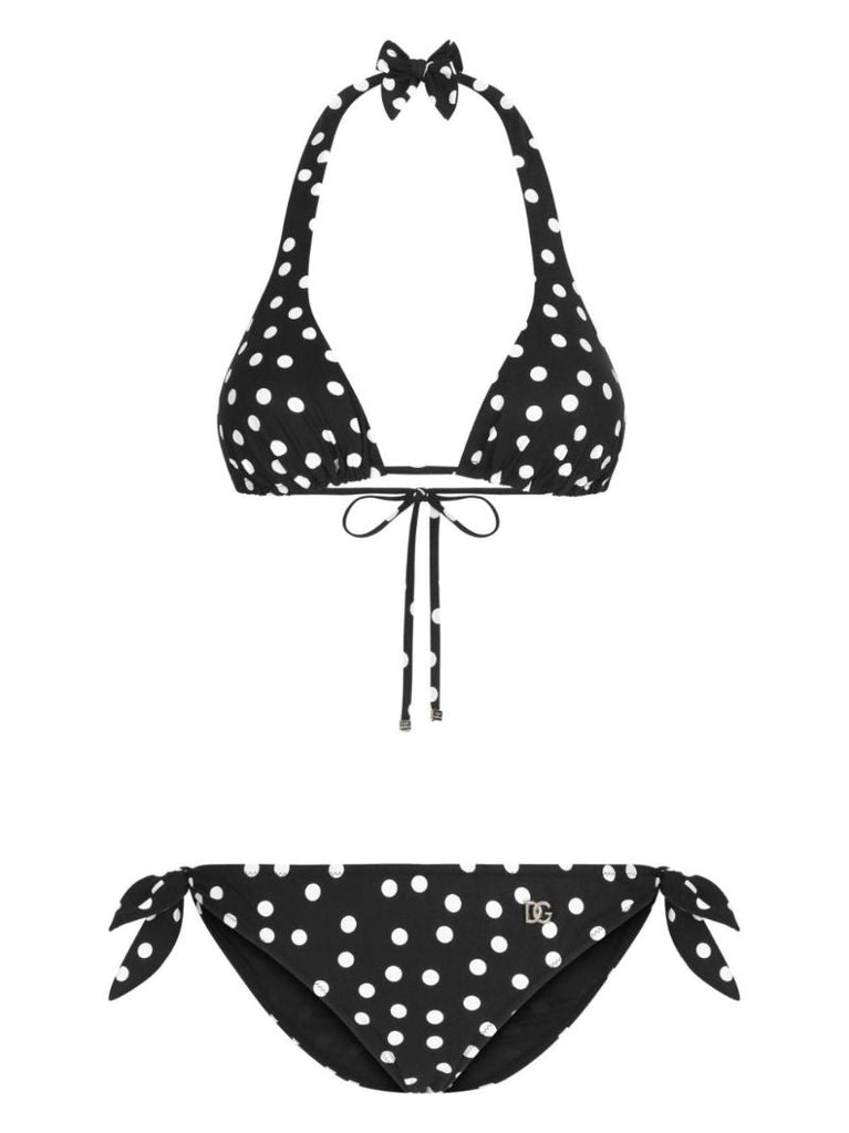 Polka Dot Triangle Bikini