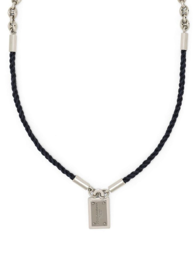 Blue Marina Cord Necklace