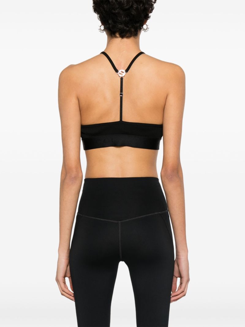 Black Interlocking G Crop Top