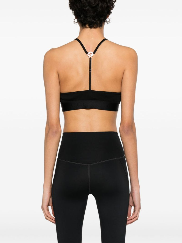 Black Interlocking G Crop Top