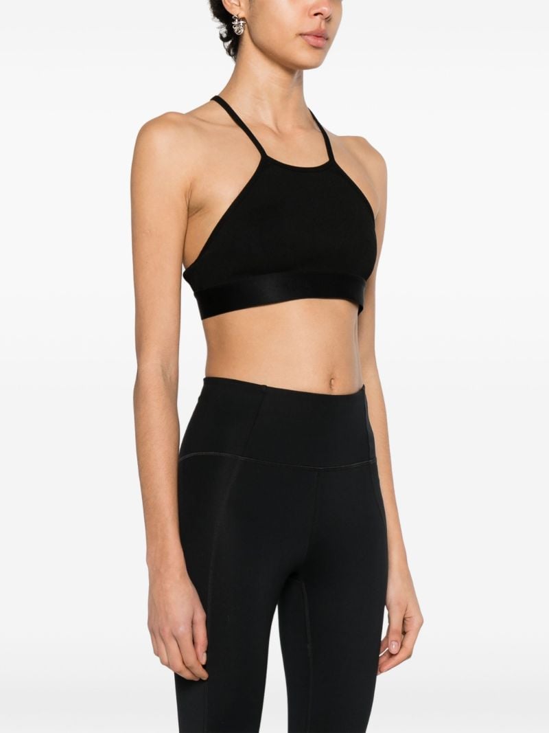 Black Interlocking G Crop Top