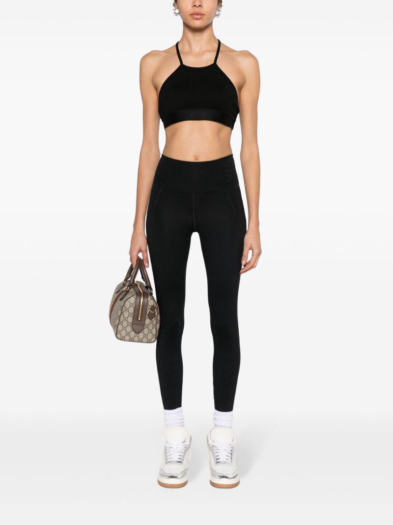 Black Interlocking G Crop Top