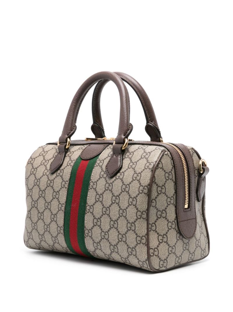 Neutral Ophidia Gg Supreme Tote Bag