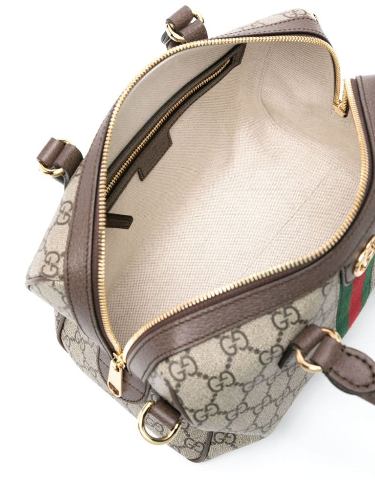 Neutral Ophidia Gg Supreme Tote Bag