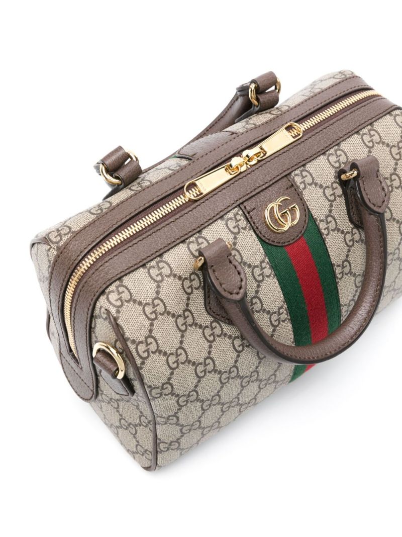 Neutral Ophidia Gg Supreme Tote Bag