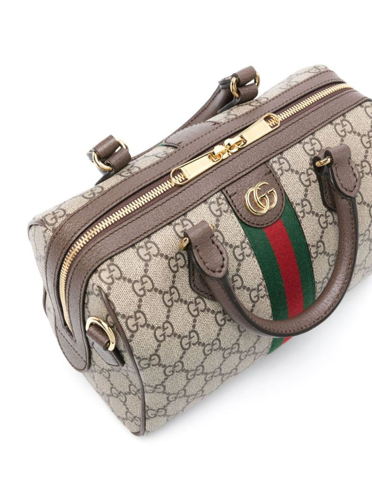 Neutral Ophidia Gg Supreme Tote Bag