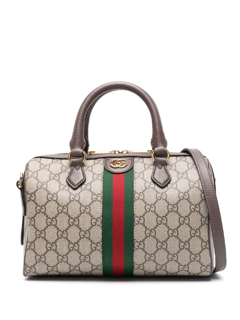 Neutral Ophidia Gg Supreme Tote Bag