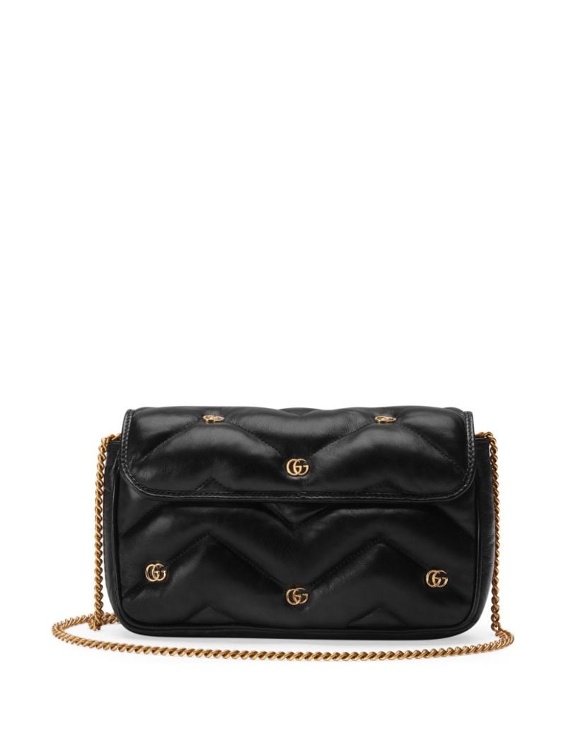 Black Marmont Leather Cross Body Bag