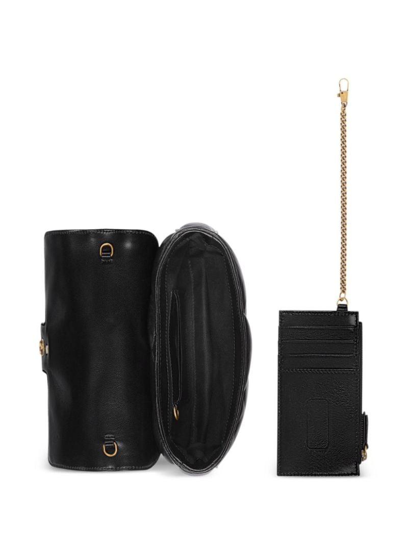Black Marmont Leather Cross Body Bag