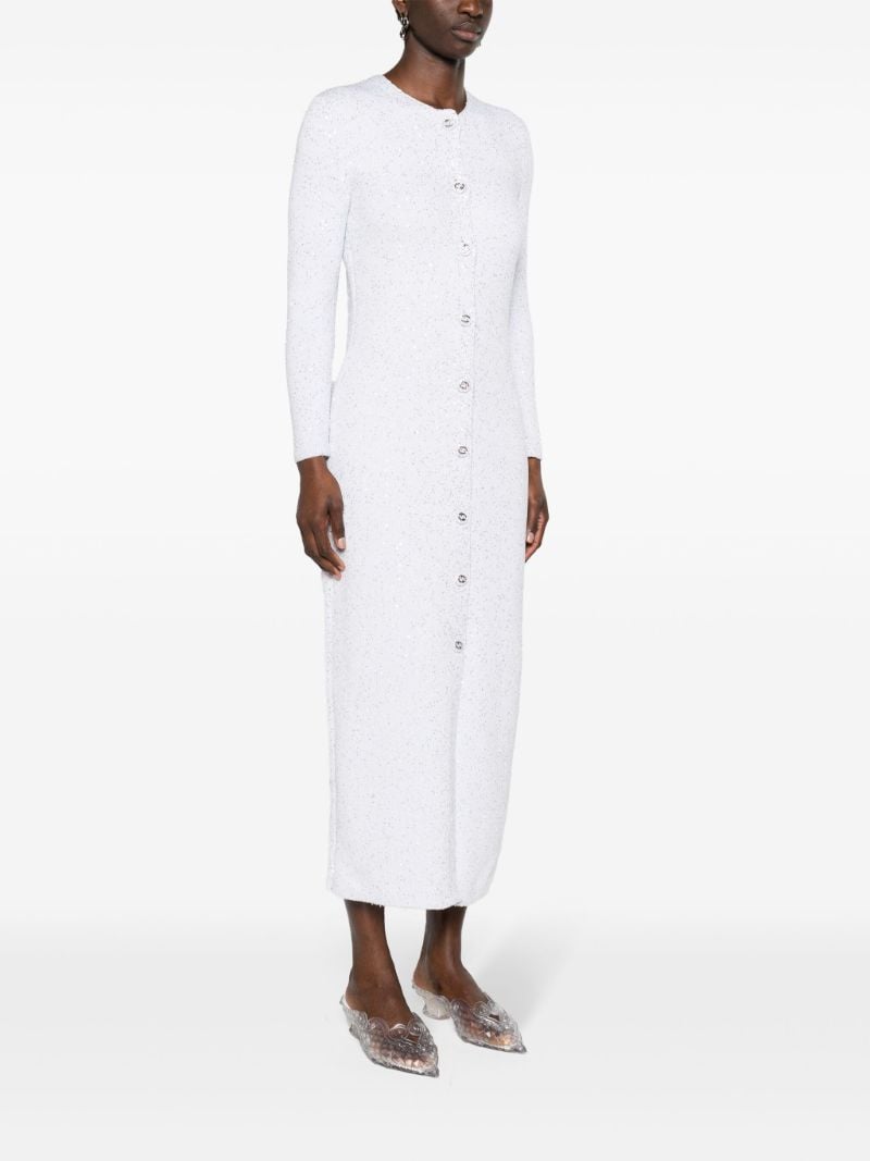 Grey LamÃ_x0083_Â© Knit Maxi Dress