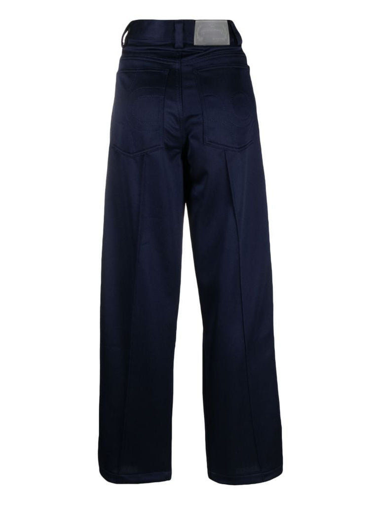 Blue Titan Tape Wide-leg Trousers