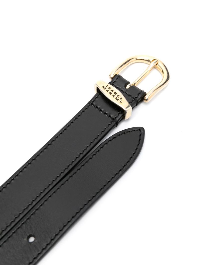 Black Zadd Leather Belt