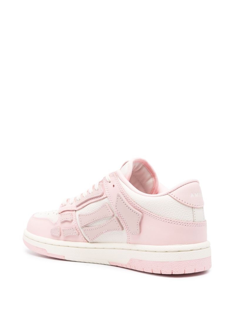 Pink Skeltop Low Top Sneakers