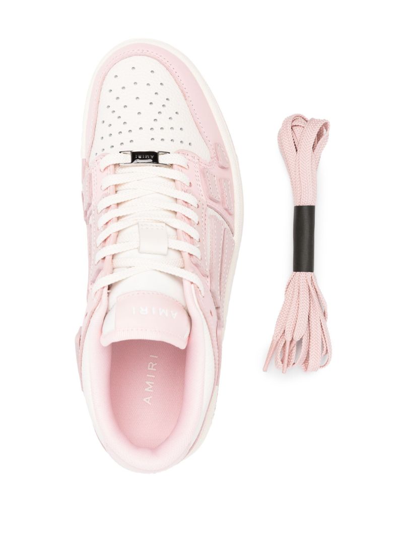 Pink Skeltop Low Top Sneakers