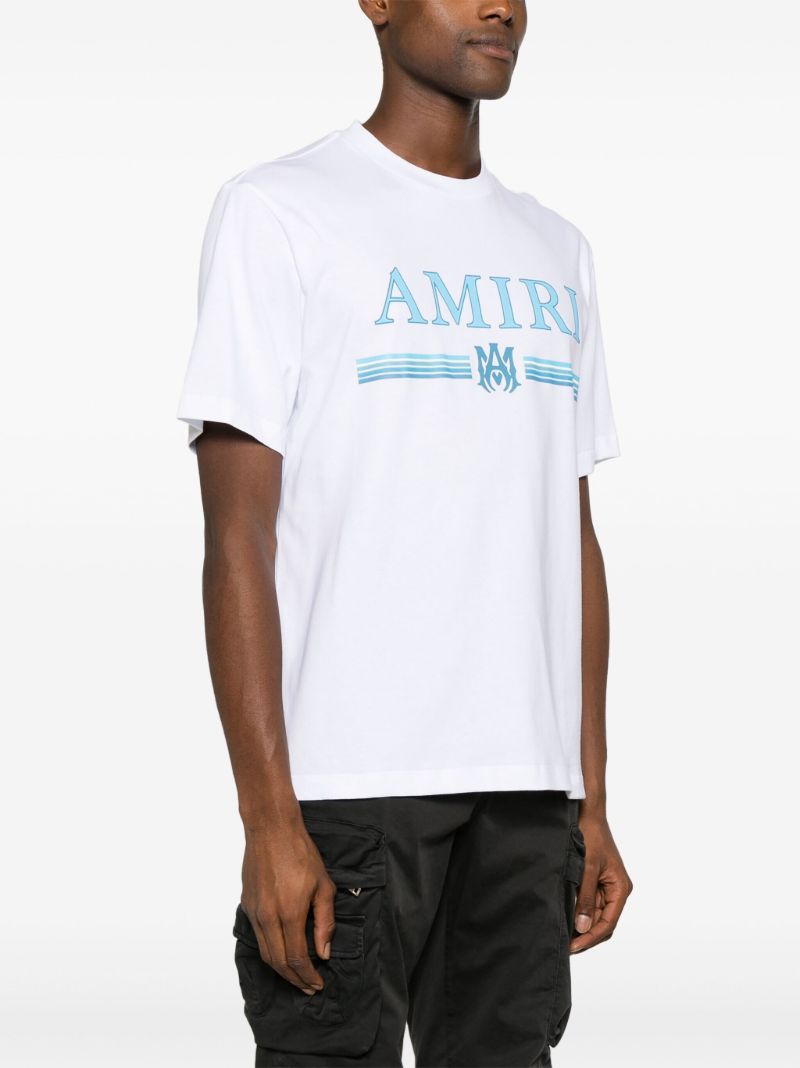 White Logo-print Cotton T-shirt