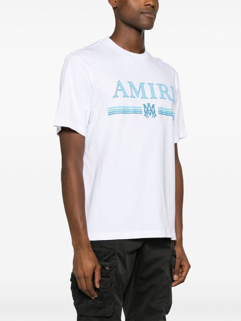 White Logo-print Cotton T-shirt