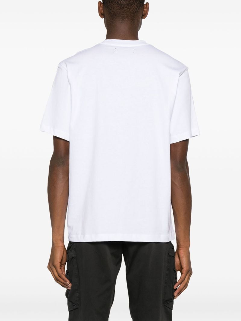 White Logo-print Cotton T-shirt