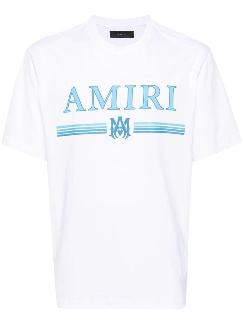 White Logo-print Cotton T-shirt