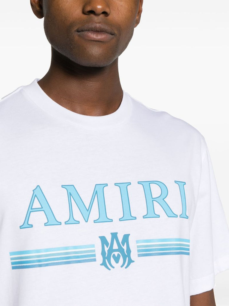 White Logo-print Cotton T-shirt
