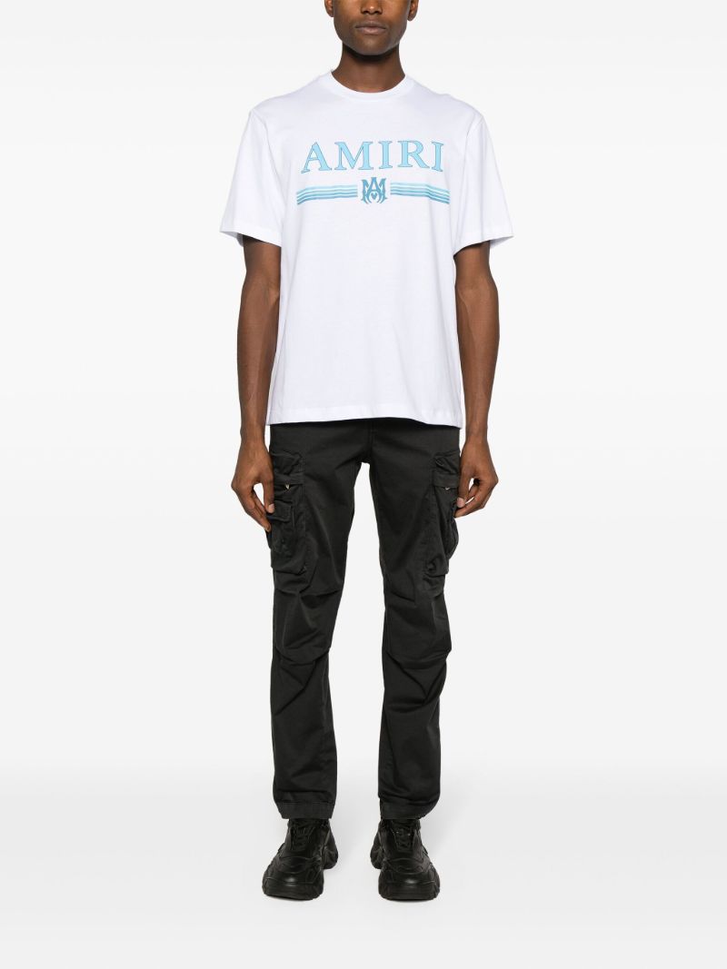 White Logo-print Cotton T-shirt