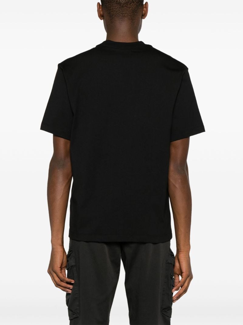 Black Ma Bar-print Cotton T-shirt