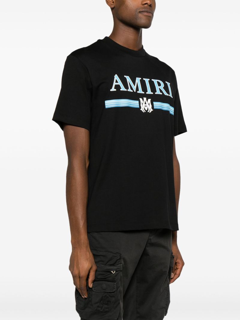 Black Ma Bar-print Cotton T-shirt